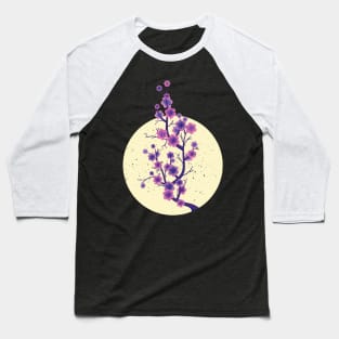 Sakura Japanese Cherry Blossom Baseball T-Shirt